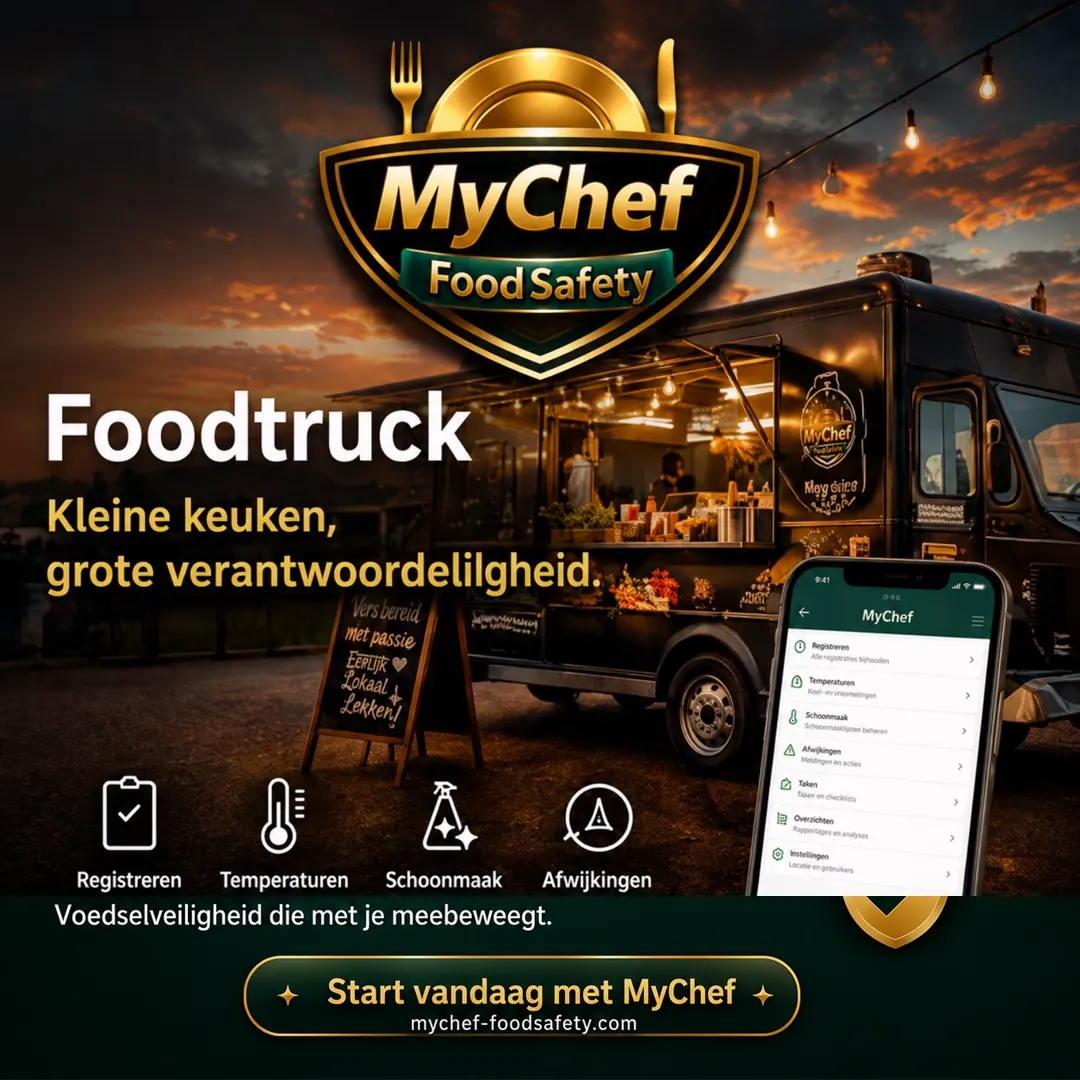 Segmentkaart foodtruck voor MyChef FoodSafety