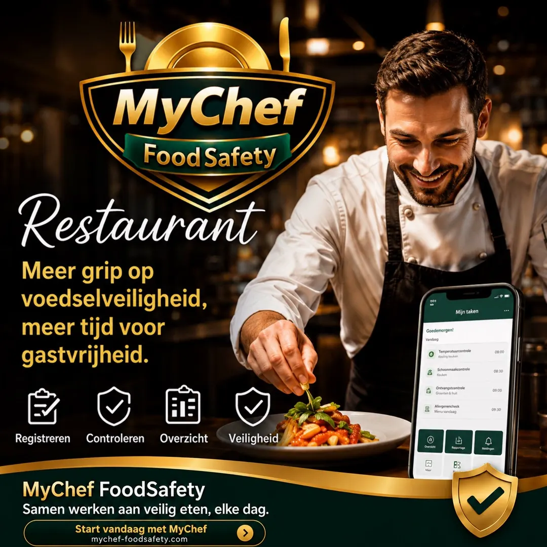 Segmentkaart restaurant voor MyChef FoodSafety